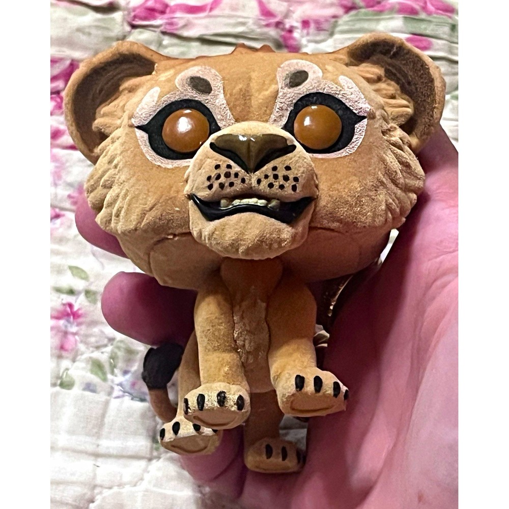 Funko Pop Disney Lion King Simba #547 Flocked BoxLunch Exclusive Vaulted